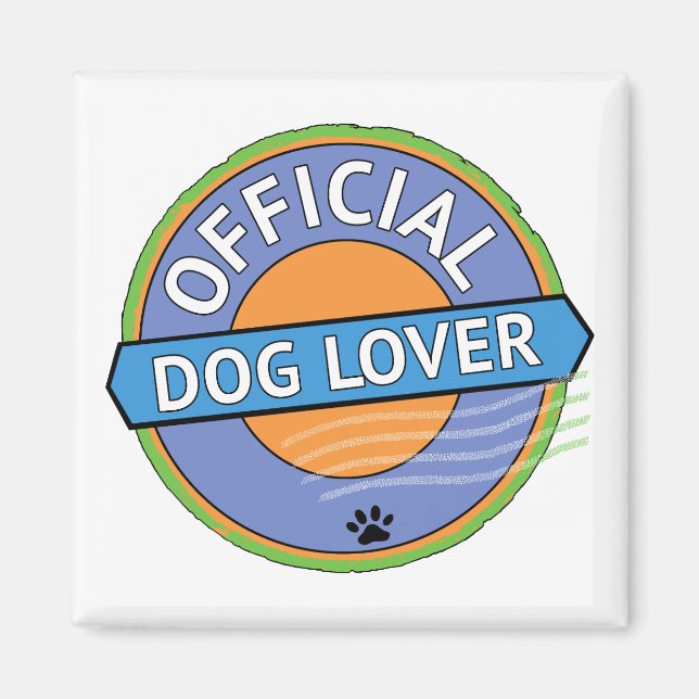 Officiell hundälskare    magnet (Framsidan)