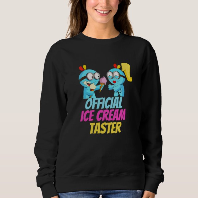 Officiell Ice Cream Taster T Shirt (Framsida)