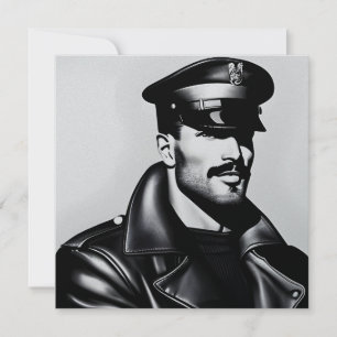 Officiell Ikonisk LGBTQ Gay Leather Biker Art