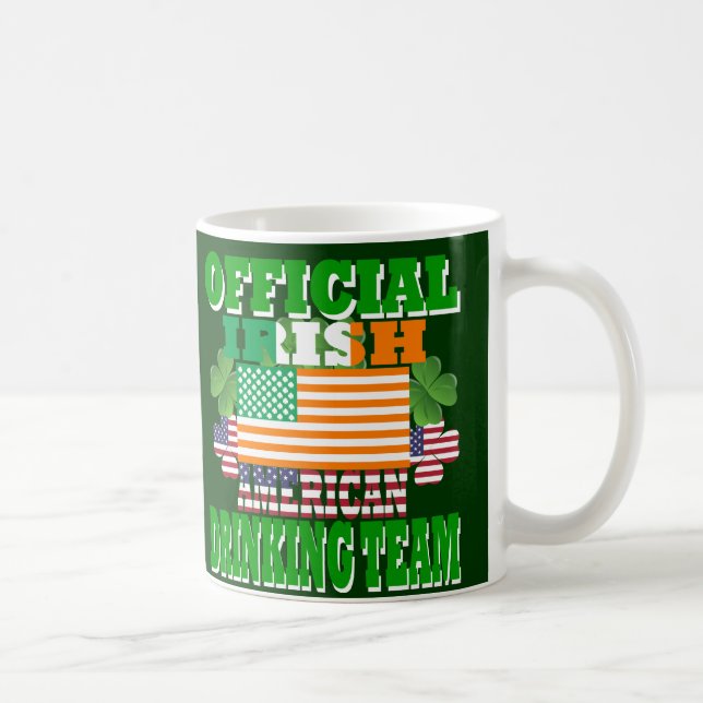 Officiell Irish American drink Team Kaffemugg (Höger)