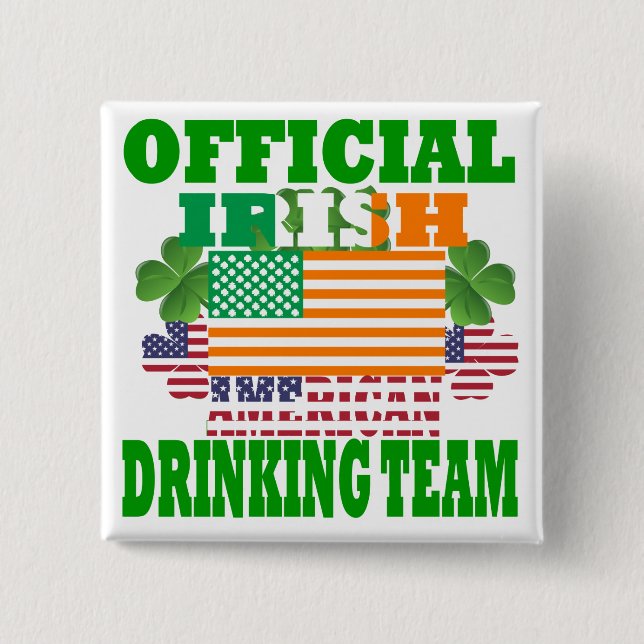 Officiell Irish American drink Team Knapp (Framsida)