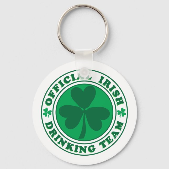 Officiell-Irish-Drinking-Team.2-png Nyckelring (Framsida)