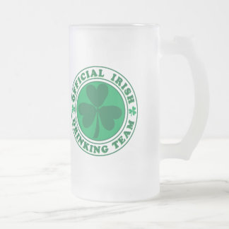 Officiell Irish Drinking Team Frostat Ölglas