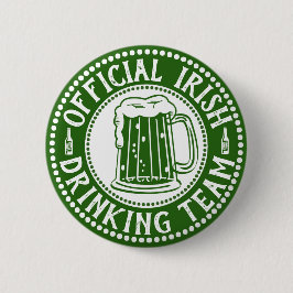 Officiell Irish Drinking Team Funny St paddys day Knapp