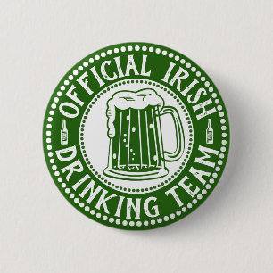 Officiell Irish Drinking Team Funny St paddys day Knapp