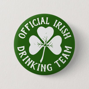 Officiell Irish Drinking Team St patricks day Part Knapp