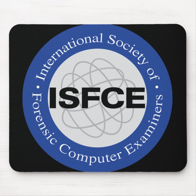 Officiell ISFCE Mousepad - svart Musmatta (Framsidan)