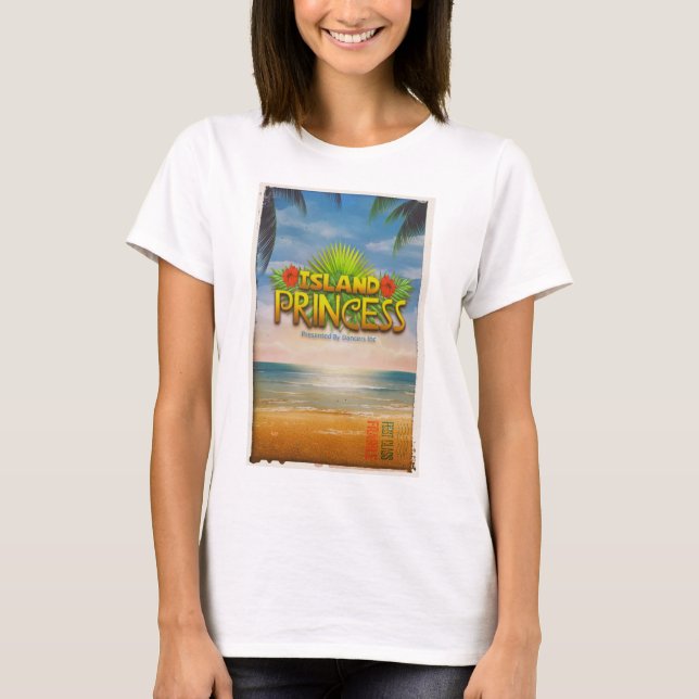 Officiell Island Princess Skäl T-Shirt (Woman's) (Framsida)
