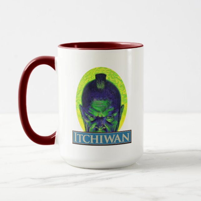 Officiell Itchiwan-mugg Mugg (Vänster)