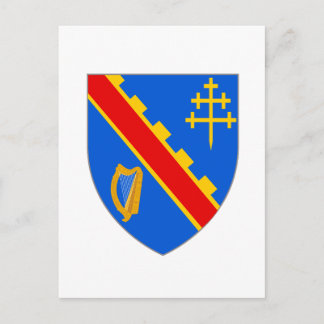 Officiell Jacka Arm Armagh Heraldry Symbol Ireland Vykort