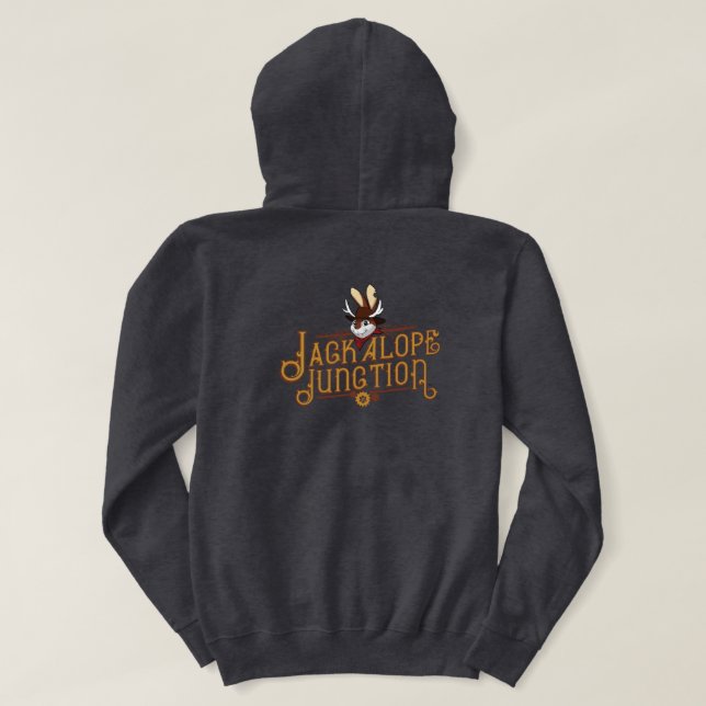 Officiell Jackalope Junction Hooded Sweatshirt (Design baksida)