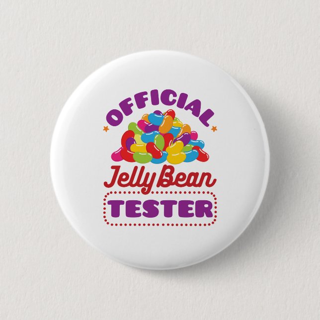 Officiell Jelly Bean Tester Påsk Candy Knapp (Framsida)