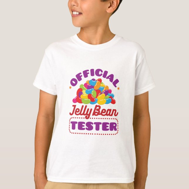 Officiell Jelly Bean Tester Påsk Candy T Shirt (Framsida)