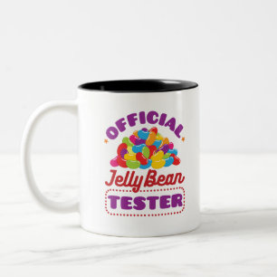 Officiell Jelly Bean Tester Påsk Candy Två-Tonad Mugg
