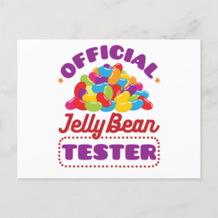 Officiell Jelly Bean Tester Påsk Candy Vykort