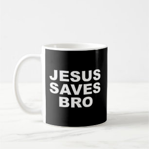 Officiell Jesus Saves Bro Christian Kaffemugg