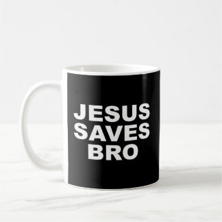 Officiell Jesus Saves Bro Christian Kaffemugg