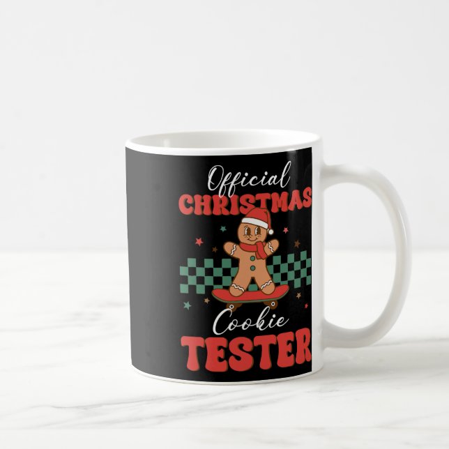 Officiell jul Cookie Tester Baking Gingerbrea Kaffemugg (Höger)