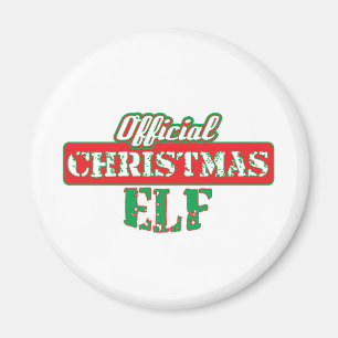 Officiell julälva - Santas hjälpreda Magnet