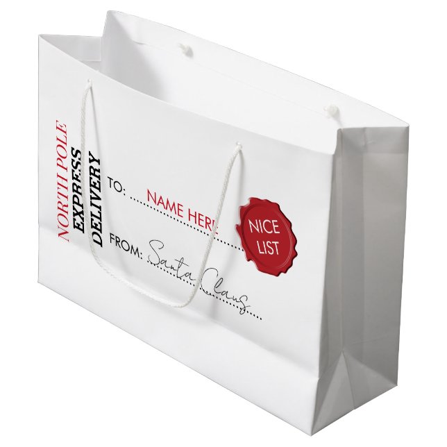 Officiell Jultomten Gift från Nordpolen (Framsidan Vinklad)