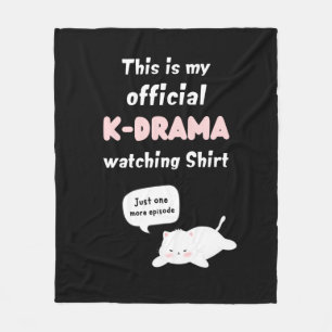 Officiell K-Drama bevakar Shirt Kpop Fläkt Fleecefilt
