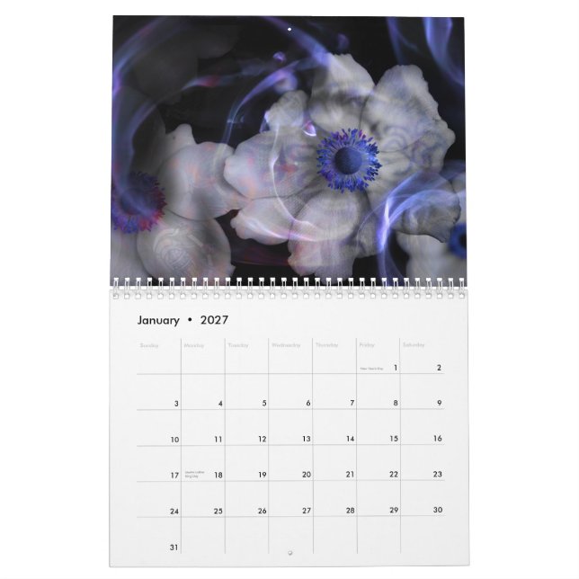 Officiell kalender för Bowen bildspråk 2011 (Jan 2027)