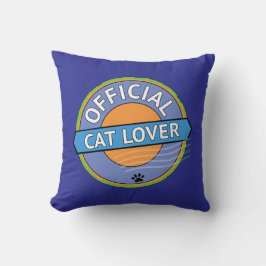 Officiell kattälskare kudde
