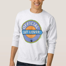 Officiell kattälskare lång ärmad tröja