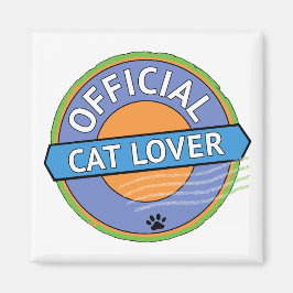 Officiell kattälskare magnet