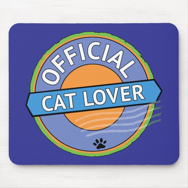 Officiell kattälskare musmatta (Framsidan)