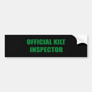 OFFICIELL KILTINSPEKTÖR BILDEKAL