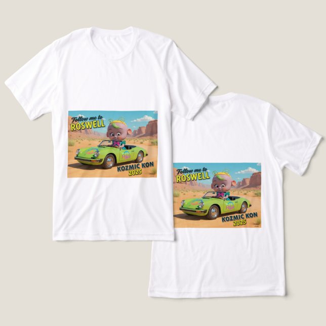 Officiell konventionssovkläder t shirt (Design fram och bak)