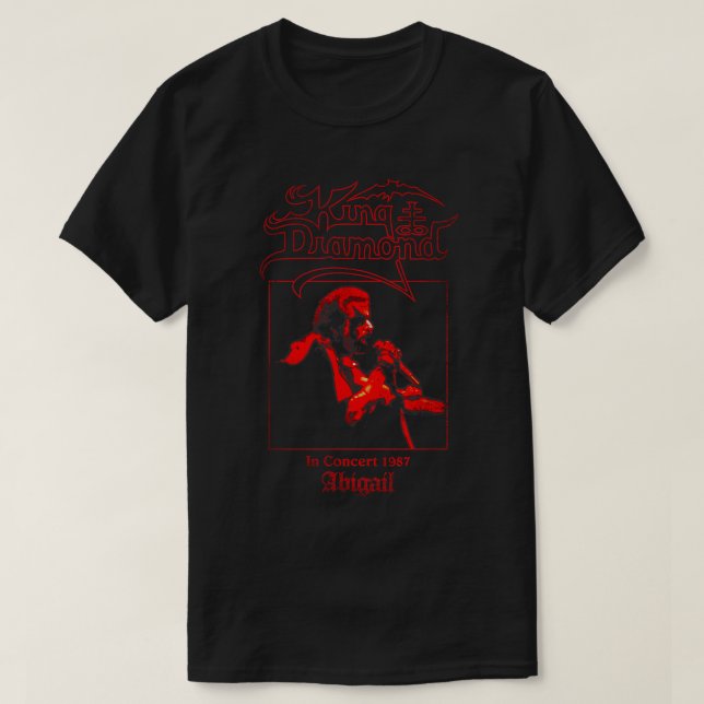 Officiell Kung Diamond Abigail i konsert T-Shirt (Design framsida)