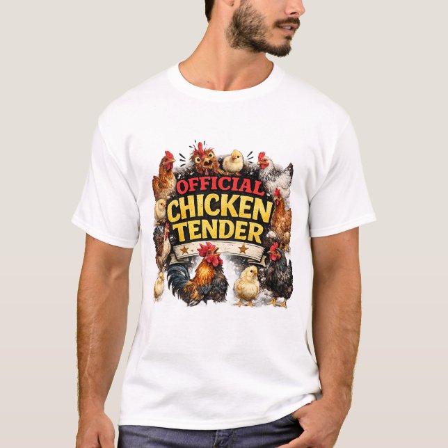 Officiell Kycklingbit T Shirt (Framsida)