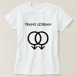 officiell lesbisk prideutslagsplats för trans. t-shirt