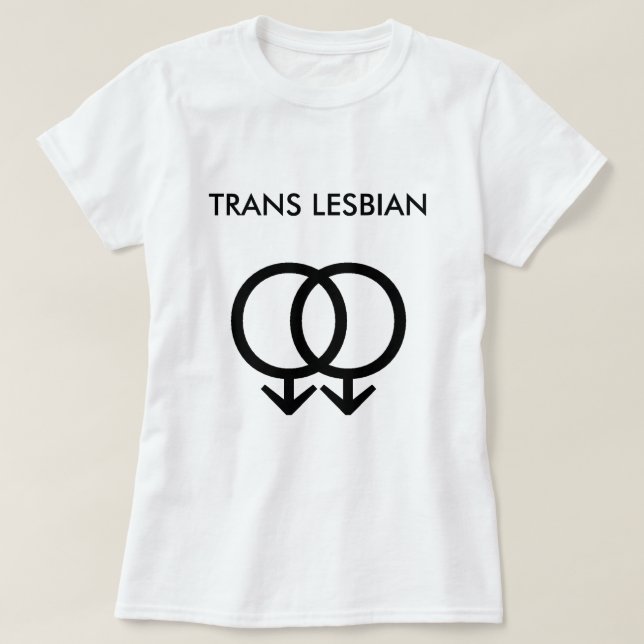 officiell lesbisk prideutslagsplats för trans. t-shirt (Design framsida)