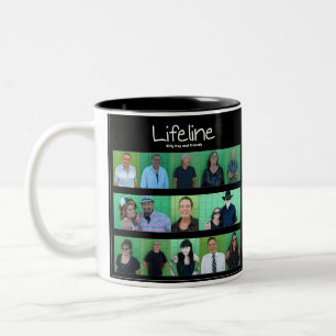 Officiell Lifelinekaffemugg Två-Tonad Mugg