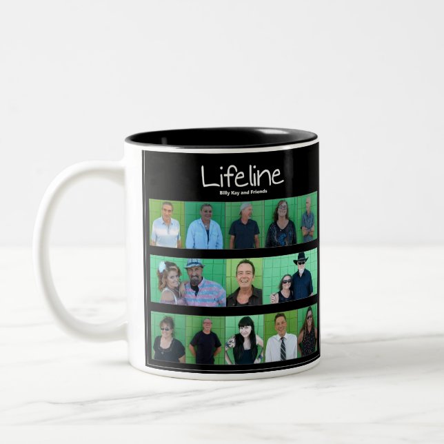 Officiell Lifelinekaffemugg Två-Tonad Mugg (Vänster)
