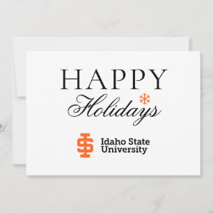 Officiell logodesign för Idaho State University Julkort