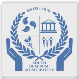 Officiell logotyp av South Dum Dum, Indien Klistermärken