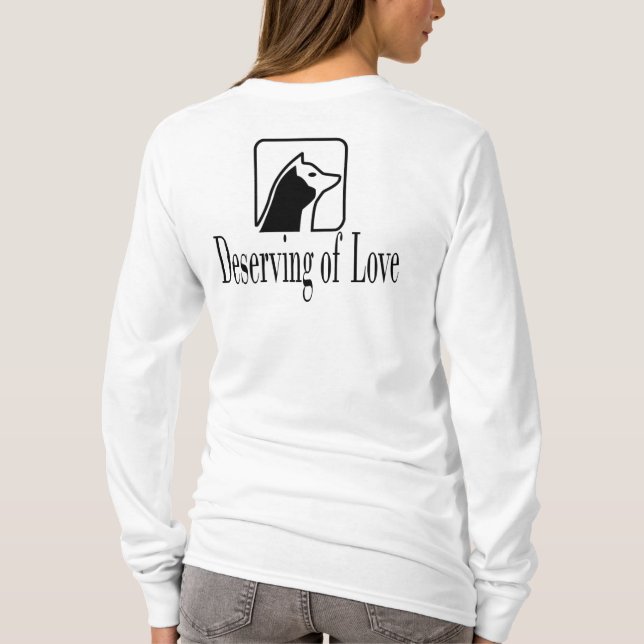 Officiell logotyp för det Amanda fundamentet T-shirt (Baksida)