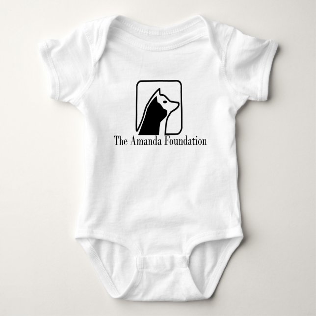 Officiell logotyp för det Amanda fundamentet Tee Shirt (Framsida)