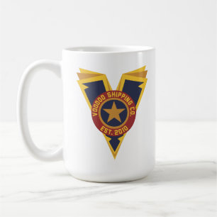 Officiell logotyp mugg för 15 uns klassikervit