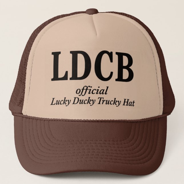Officiell Lucky Ducky Trucky Hatt-Initialer Keps (Framsida)