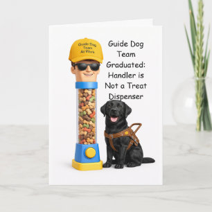 Officiell människo-godis-dispenser – Chocolate Lab Kort