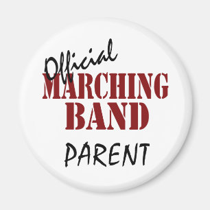 Officiell marschmusikbandförälder magnet