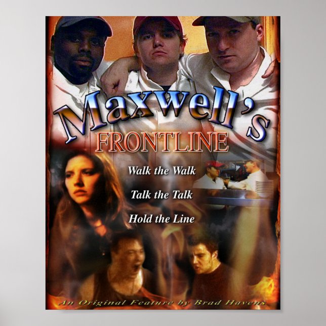 Officiell Maxwells Frontline-film Poster (Framsidan)