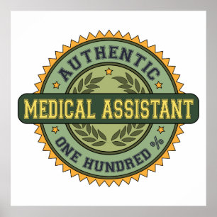 Officiell medicinsk assistent poster