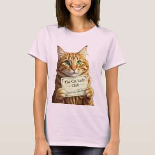Officiell medlem av kattdamernas klubb t shirt