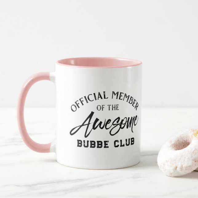 Officiell medlem Bubbe Club Mugg (Med munk)